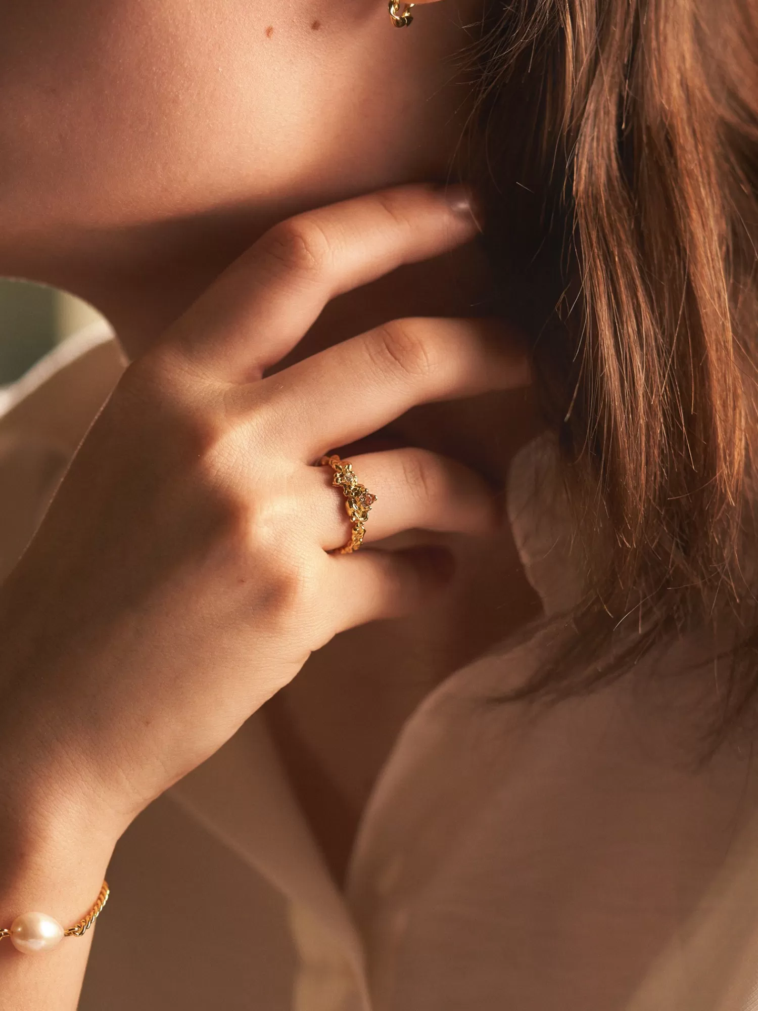 Søstrene Grene Amelie-ring Gold Online