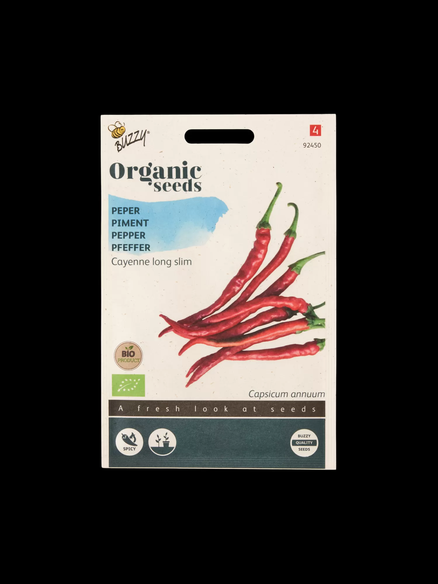 Søstrene Grene Buzzy® økologiske Chilipeberfrø Cayenne Long Slim Multi Shop