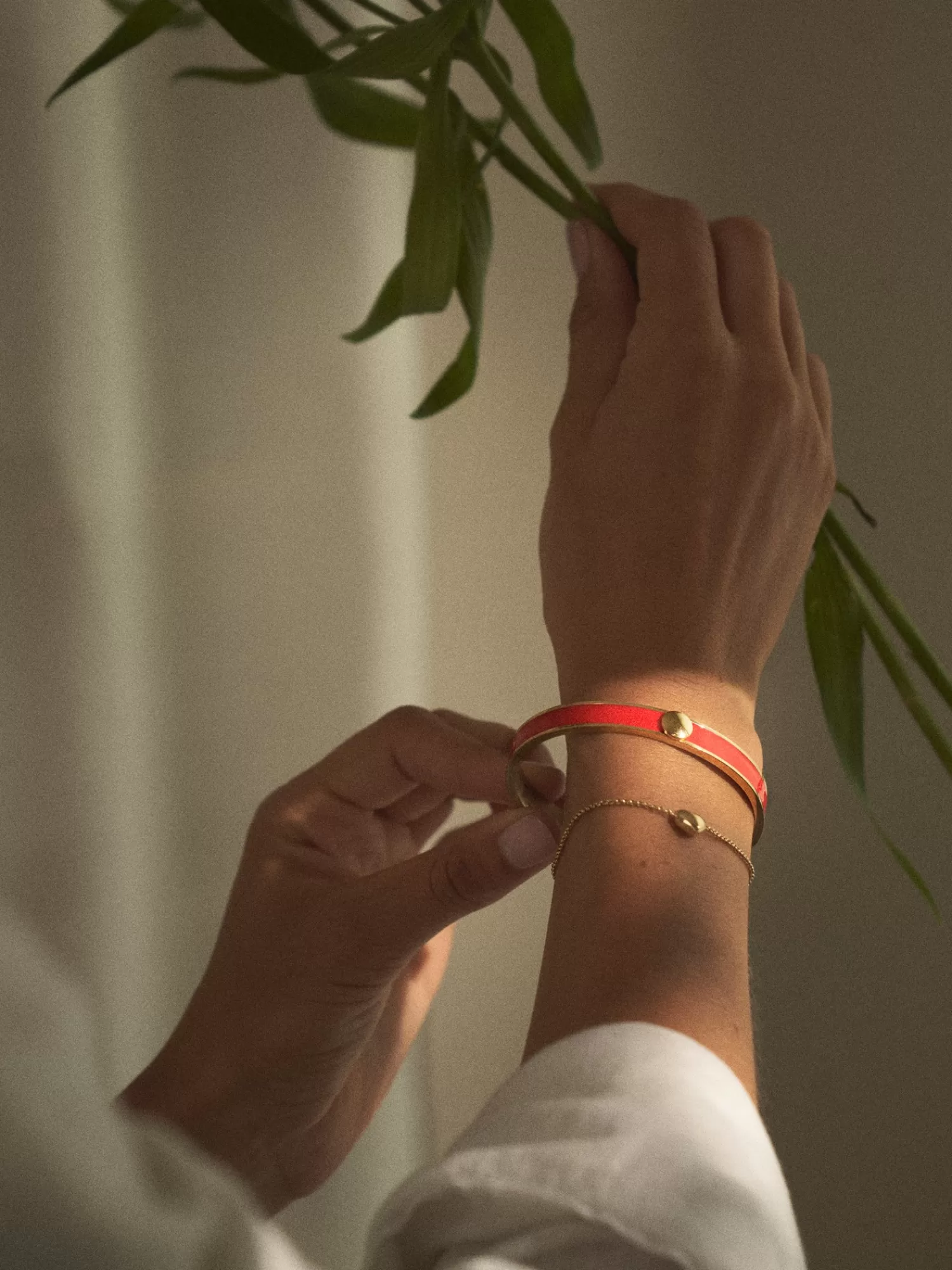 Søstrene Grene Capri-armbånd Tomato Red Fashion