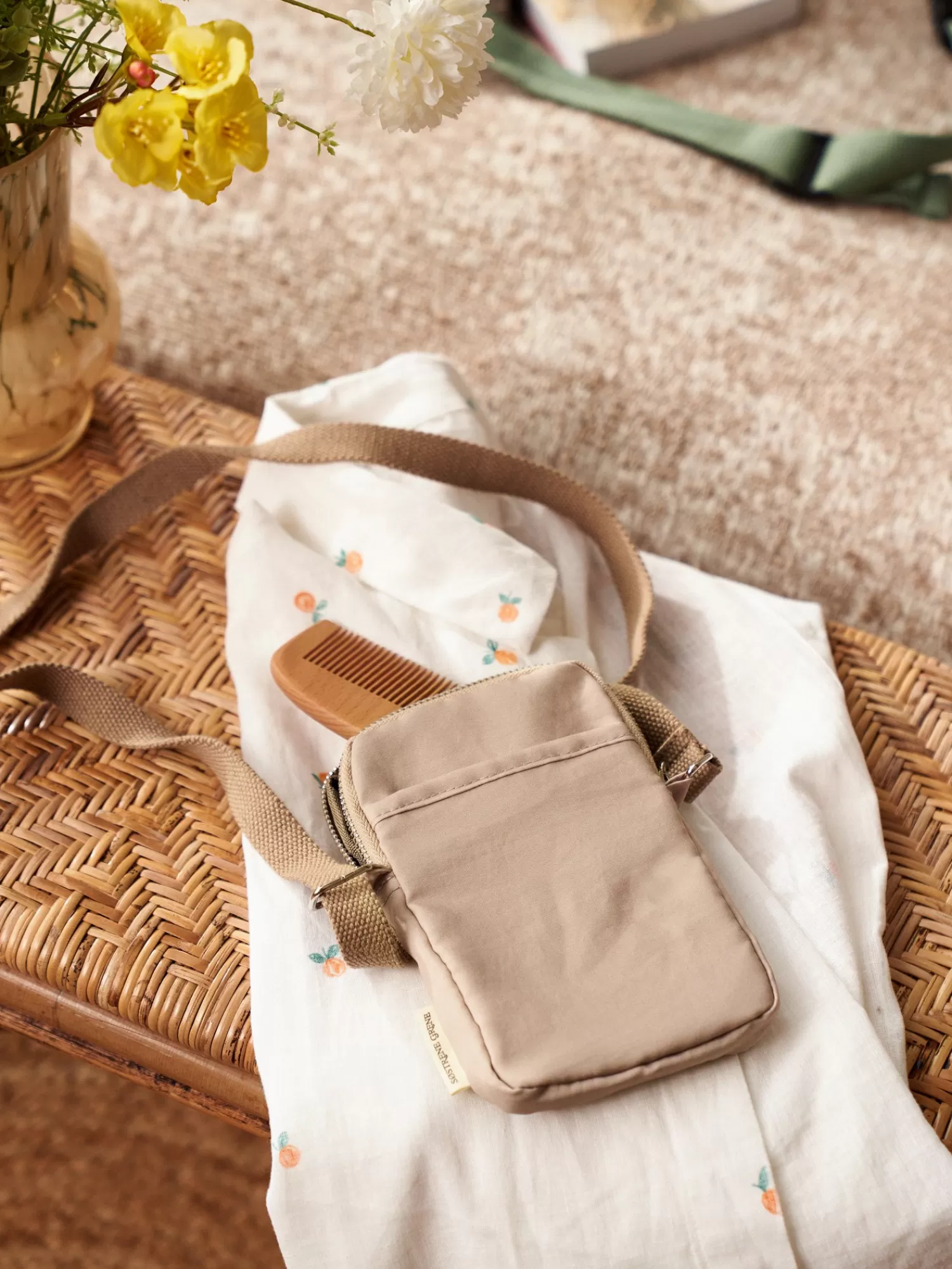 Søstrene Grene Crossbody-taske Sand Clearance