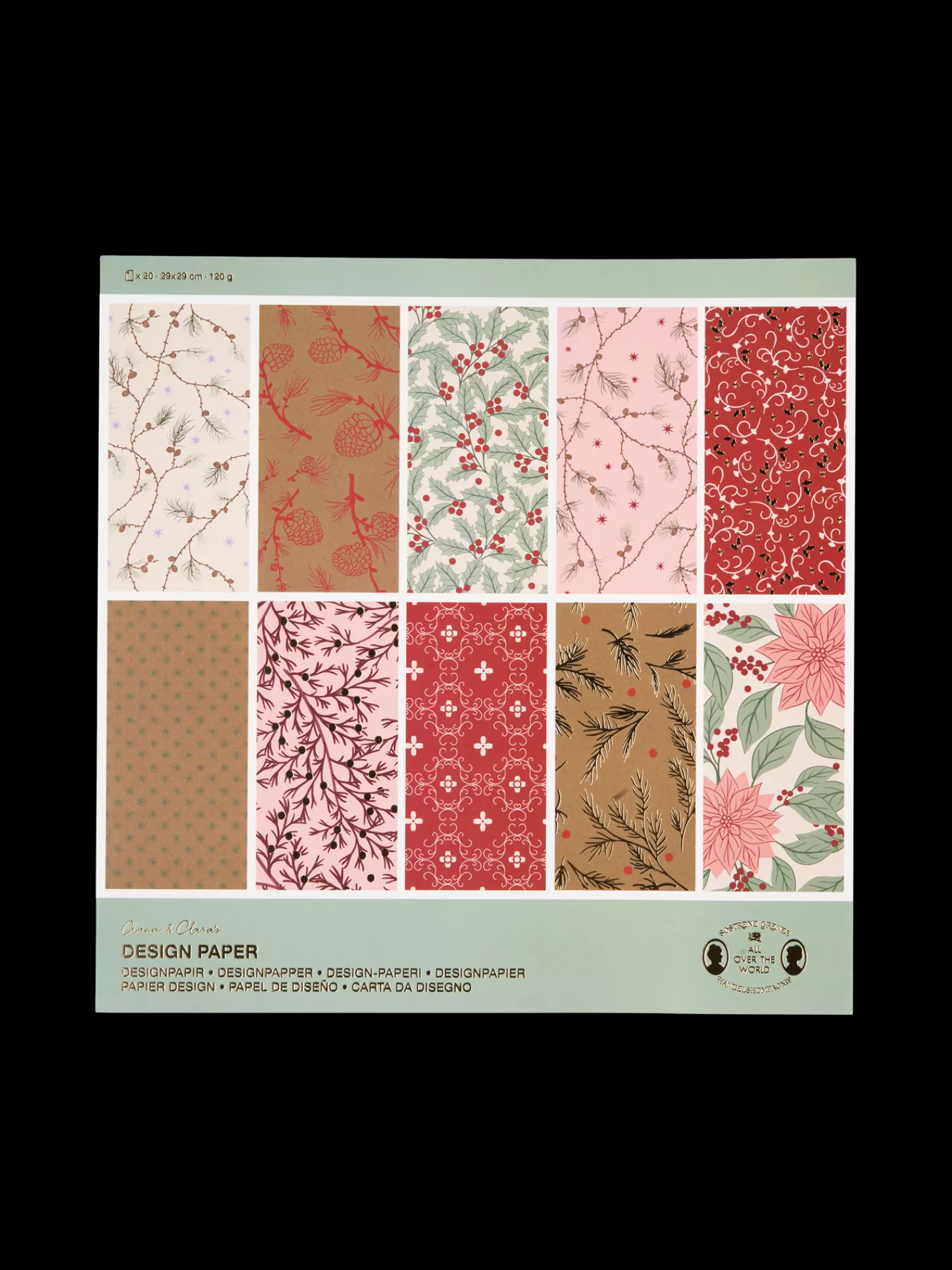 Søstrene Grene Designpapir 29 X 29 Multi New