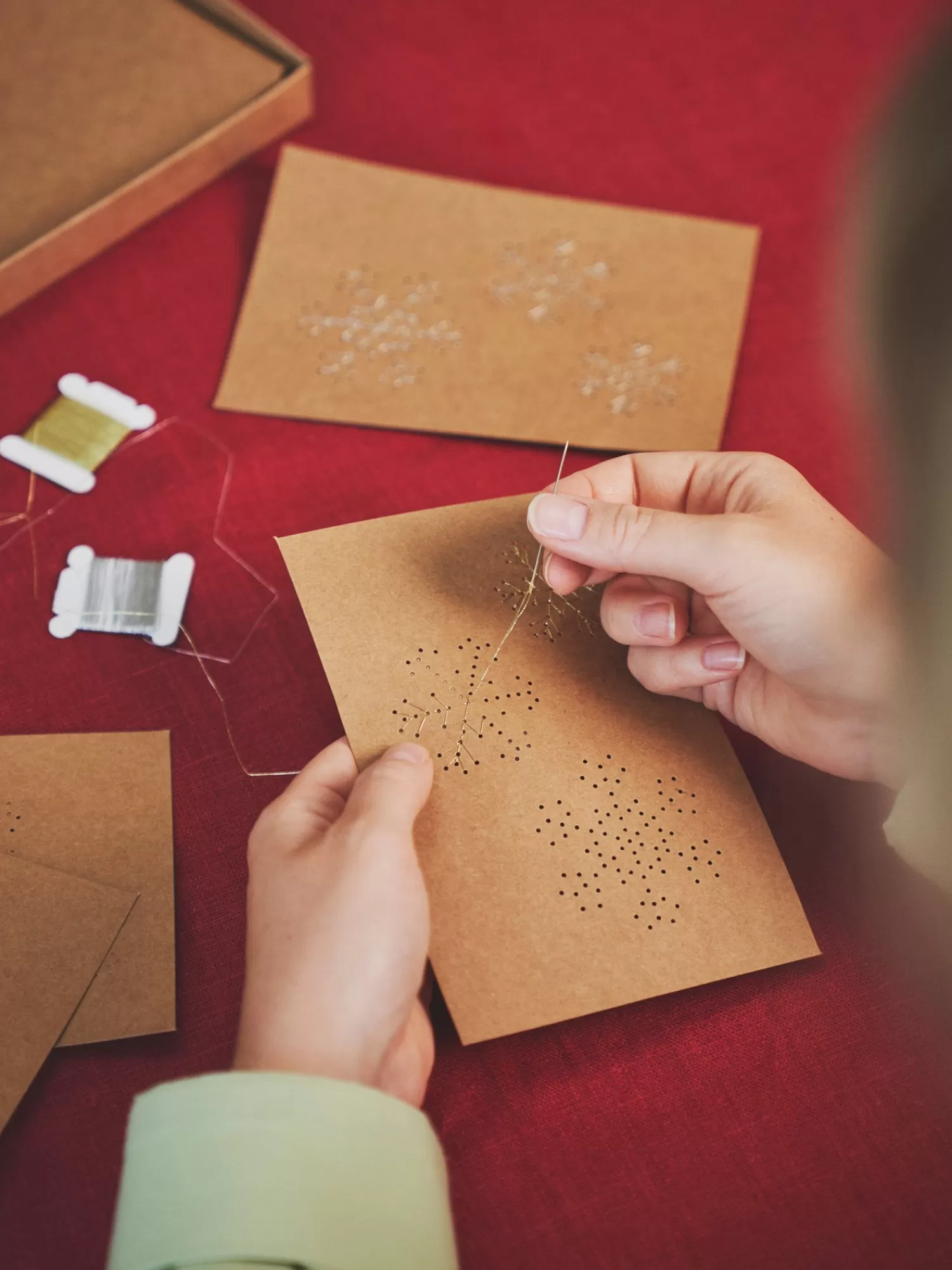 Søstrene Grene DIY-sæt Broderikort Craft Clearance