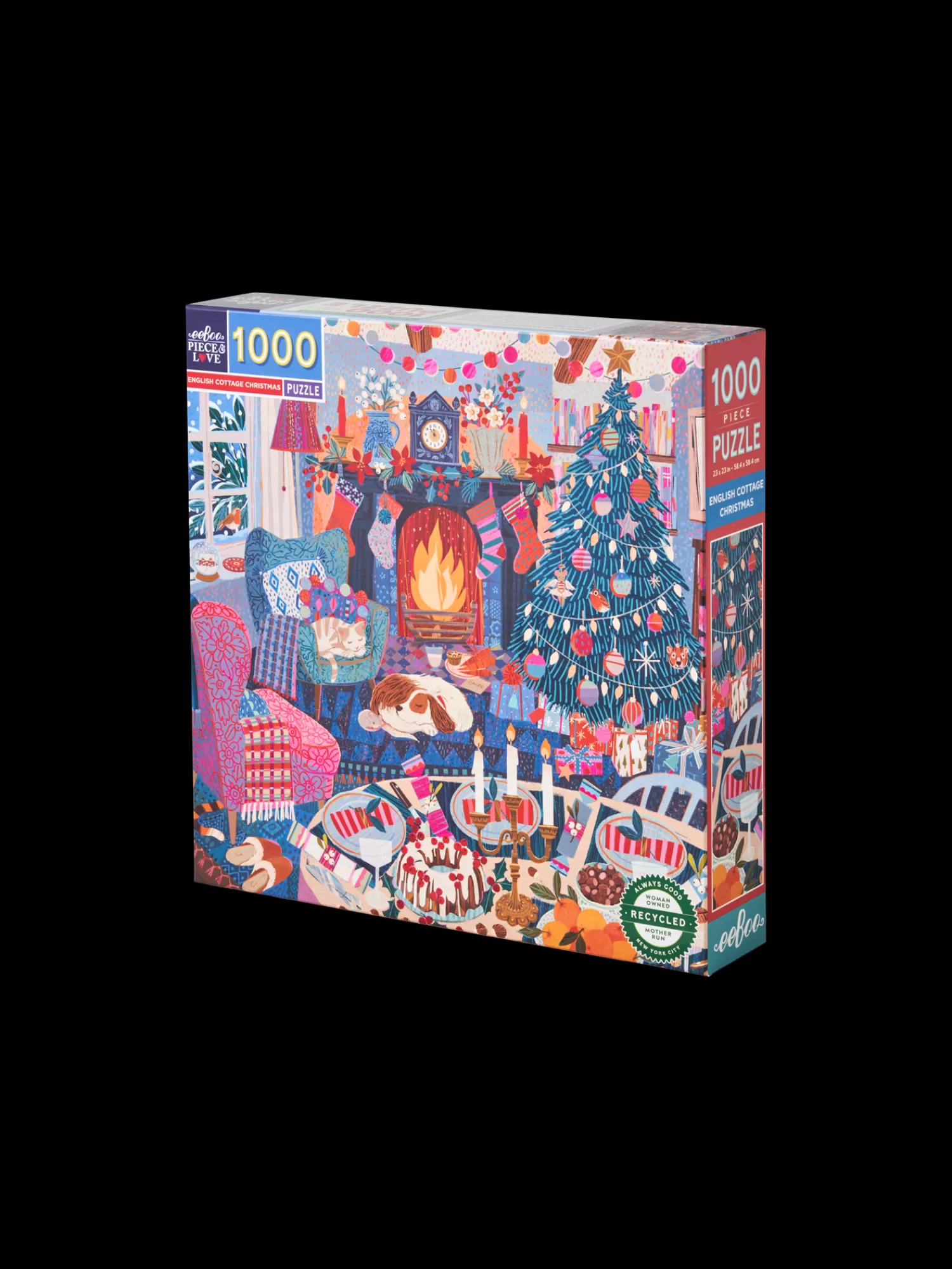 Søstrene Grene English Cottage Christmas-puslespil 1000 Brikker Multi Fashion