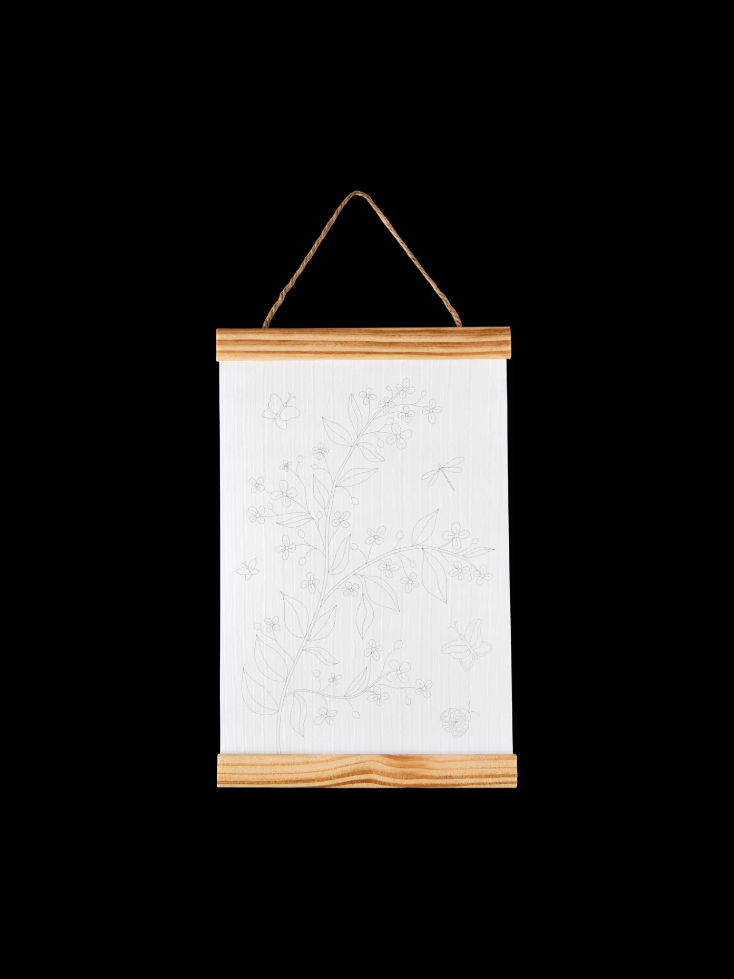 Søstrene Grene Fortrykt Lærred Med Ramme 18 X 24 White Cheap