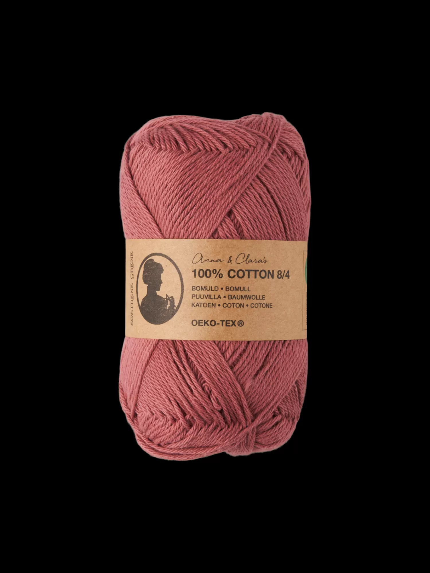 Søstrene Grene Garn 8/4 Dark Rose Cheap