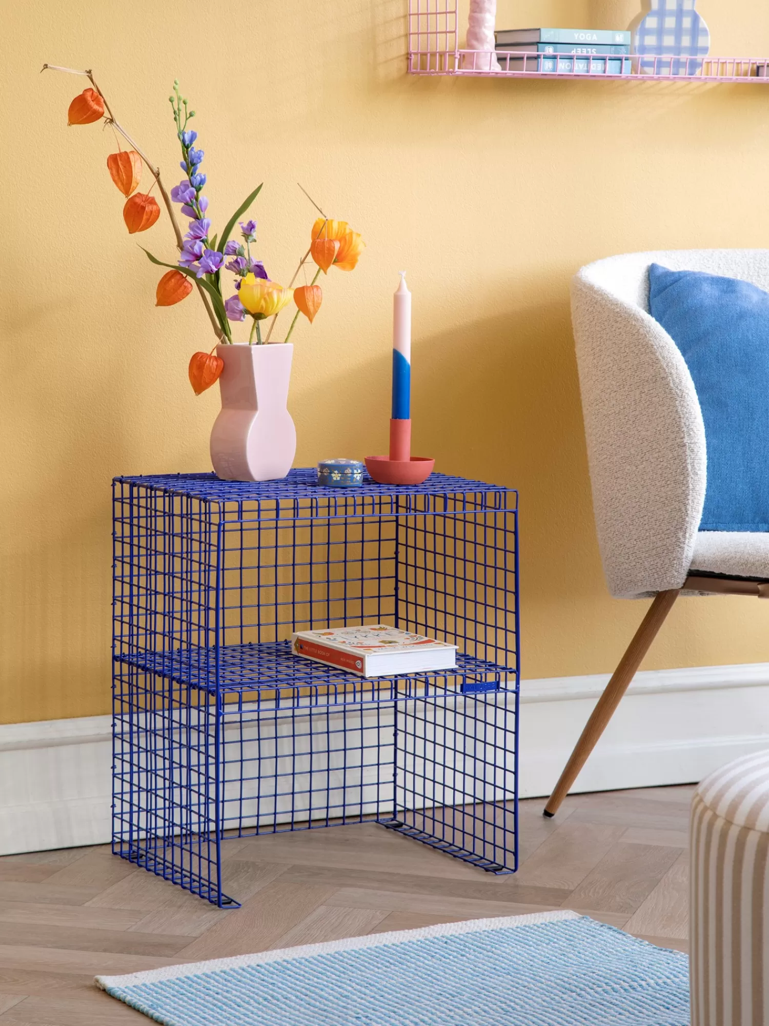 Søstrene Grene GRID SIDE TABLE Sidebord Navy Best