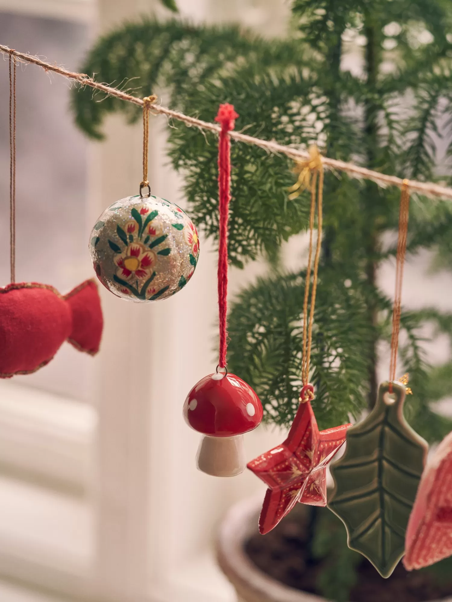 Søstrene Grene Juleophæng Med Stjerne Red Shop