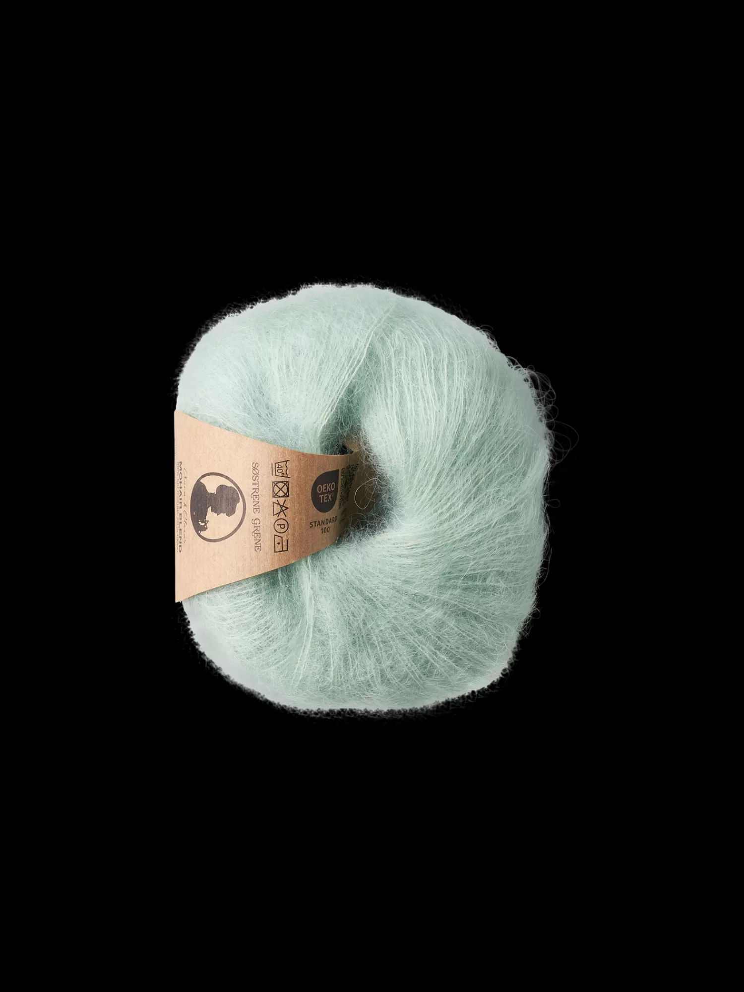 Søstrene Grene Mohairgarn Med Nylon Moss Green Store