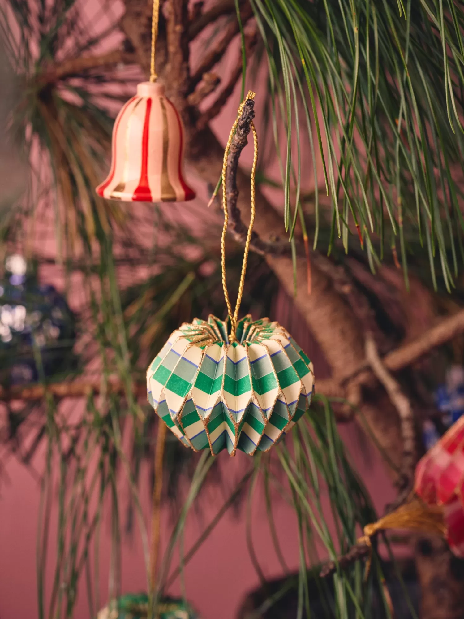 Søstrene Grene Papirornament Milky Green Sale