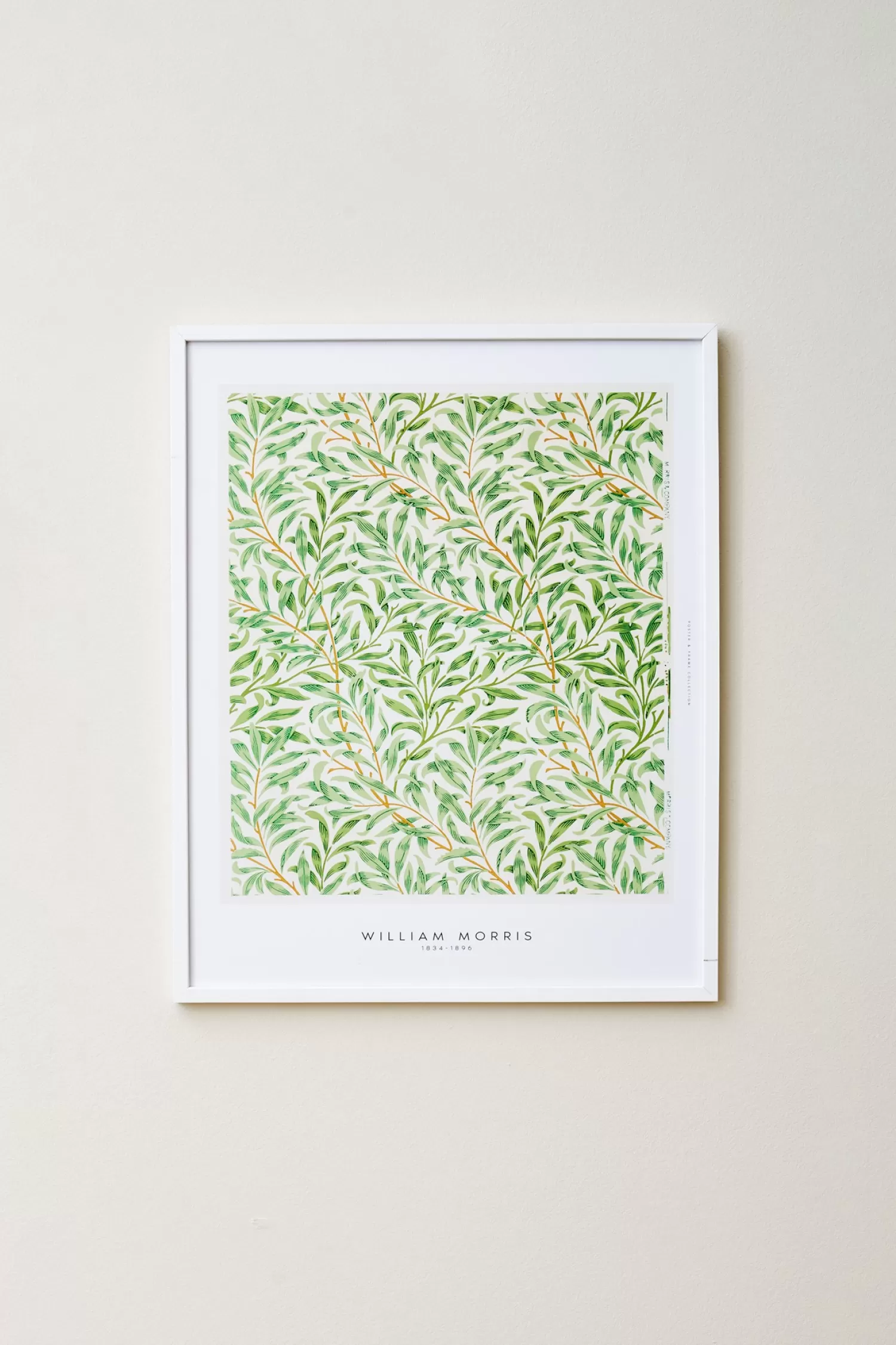 Søstrene Grene Plakat Green Leaves 40 X 50 Pine Green Cheap