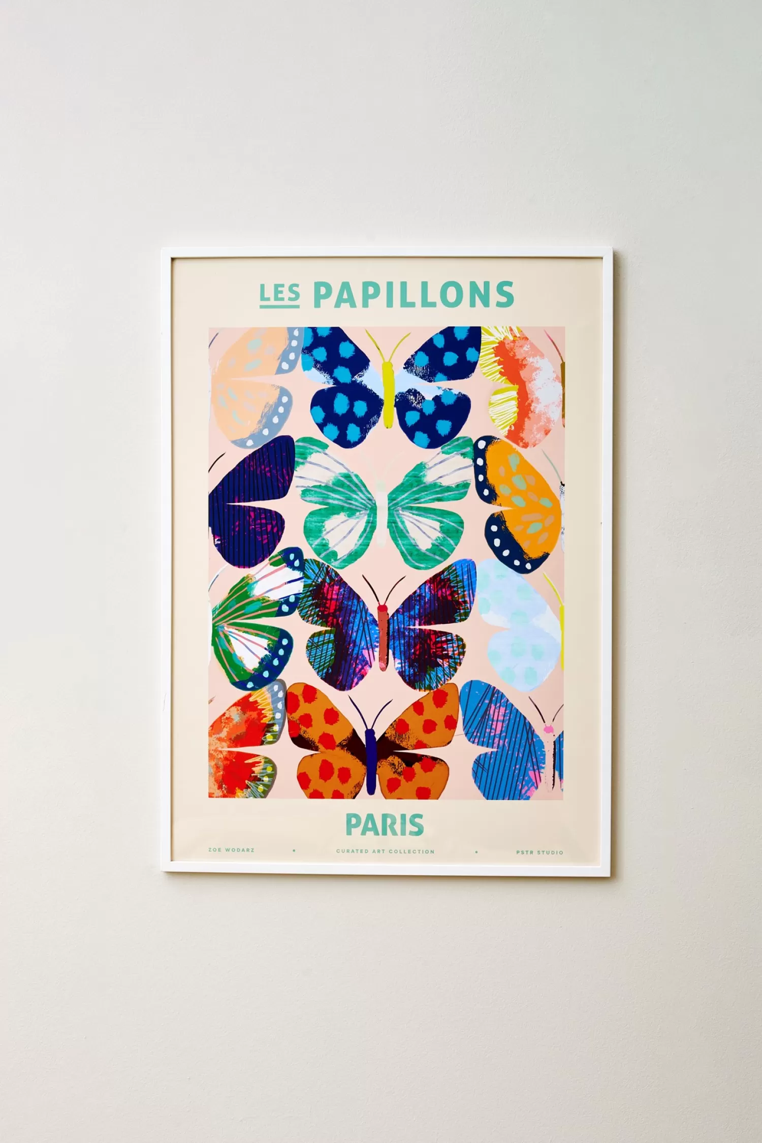 Søstrene Grene Plakat Les Papillons - Paris 50 X 70 Multi Best Sale