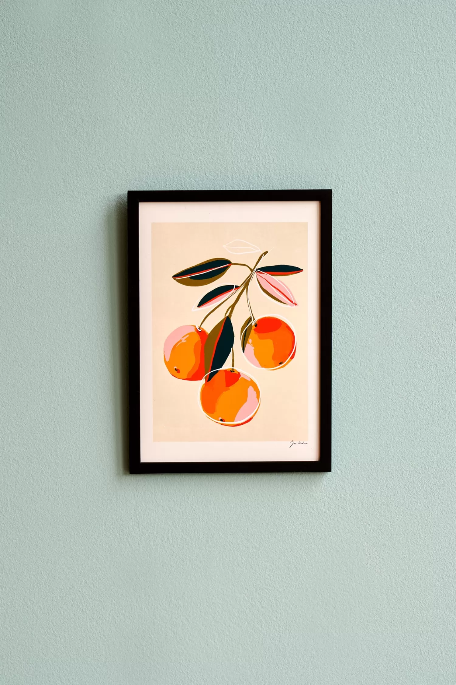 Søstrene Grene Plakat Oranges A4 Peach Flash Sale