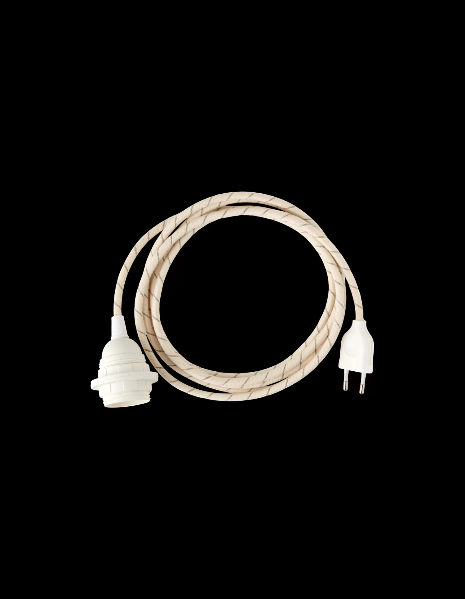 Søstrene Grene Plug-in Pendellampe White Terracotta Clearance