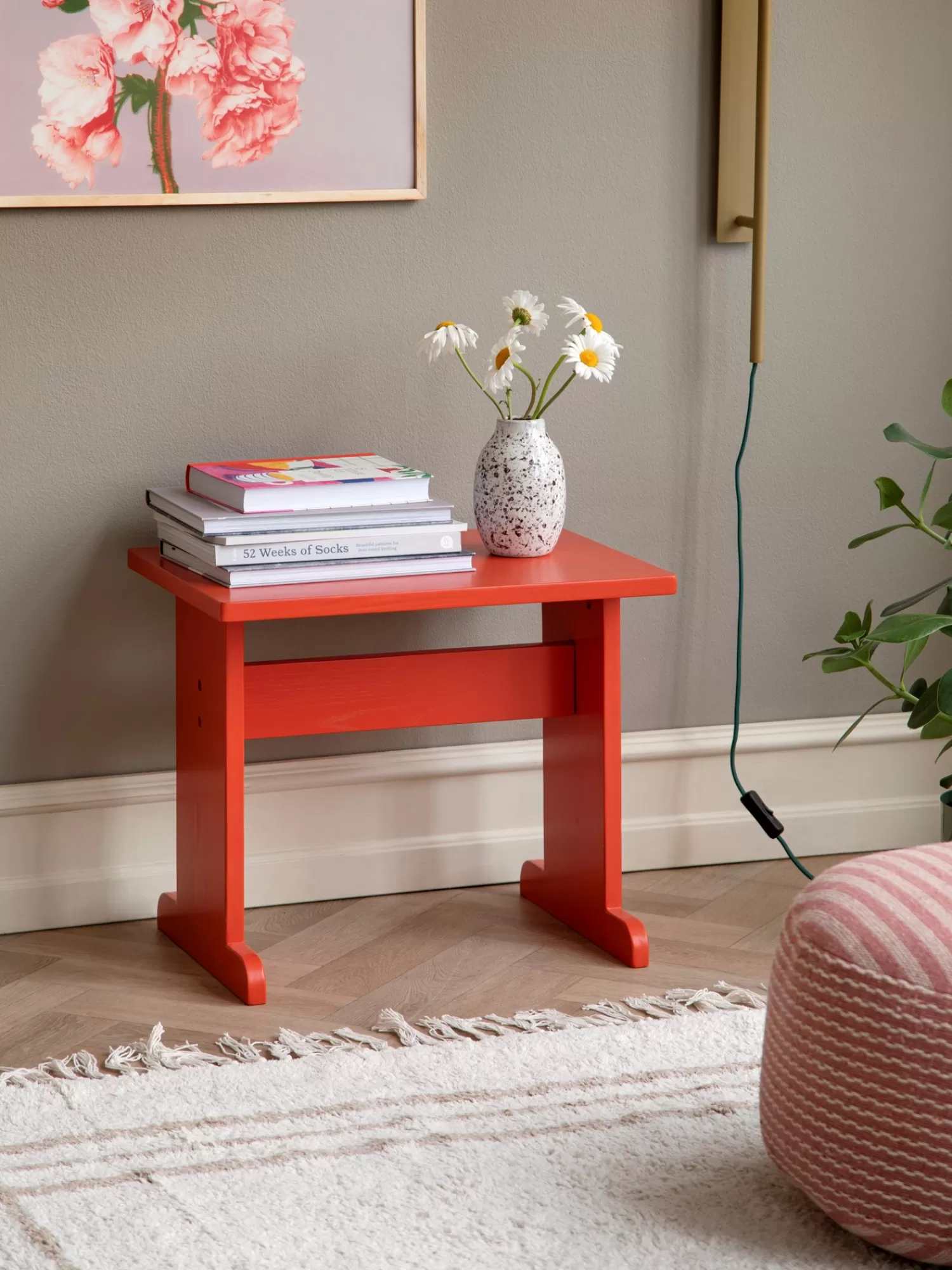 Søstrene Grene Sidebord Tomato Red Best Sale