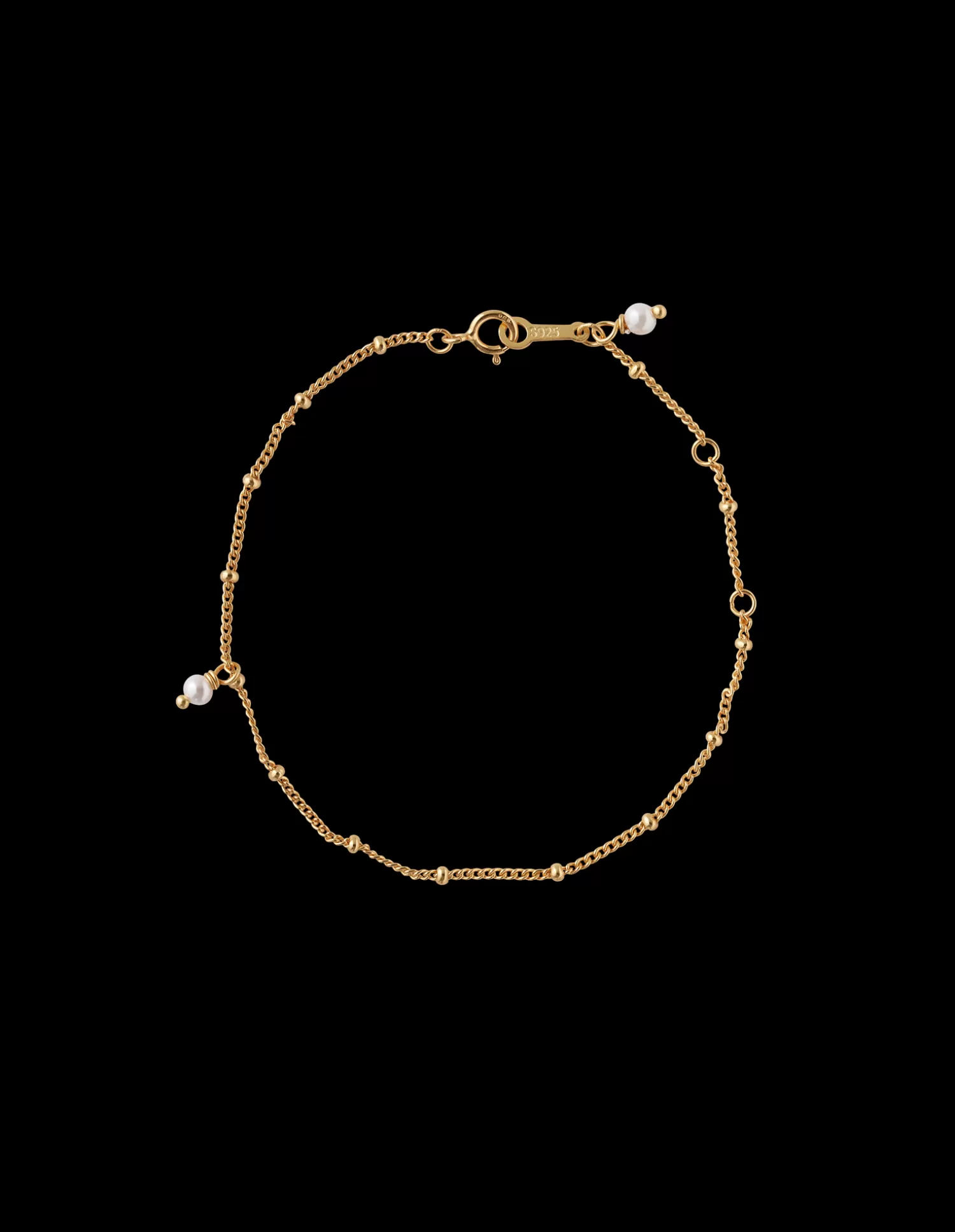 Søstrene Grene Simple Pearl-armbånd Gold New