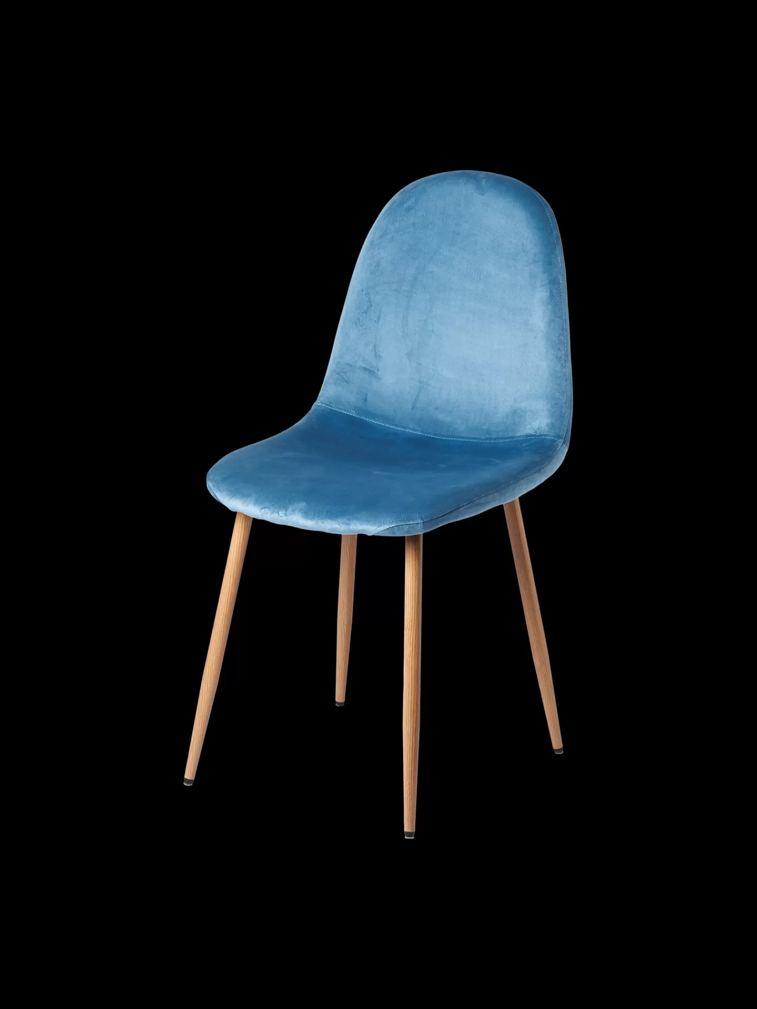 Søstrene Grene Stol I Velour Storm Blue New