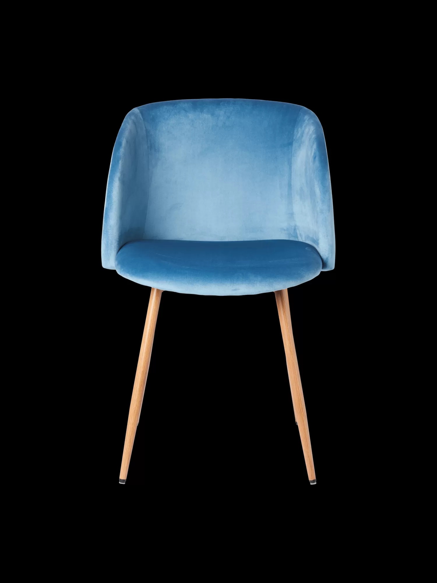 Søstrene Grene Stol I Velour Storm Blue Best Sale