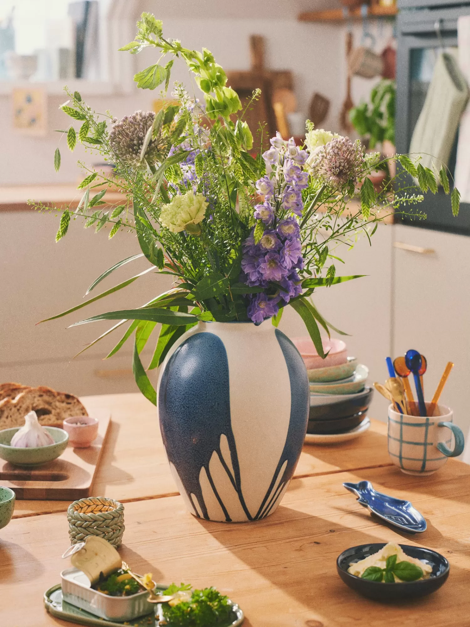 Søstrene Grene Vase Blue Hot