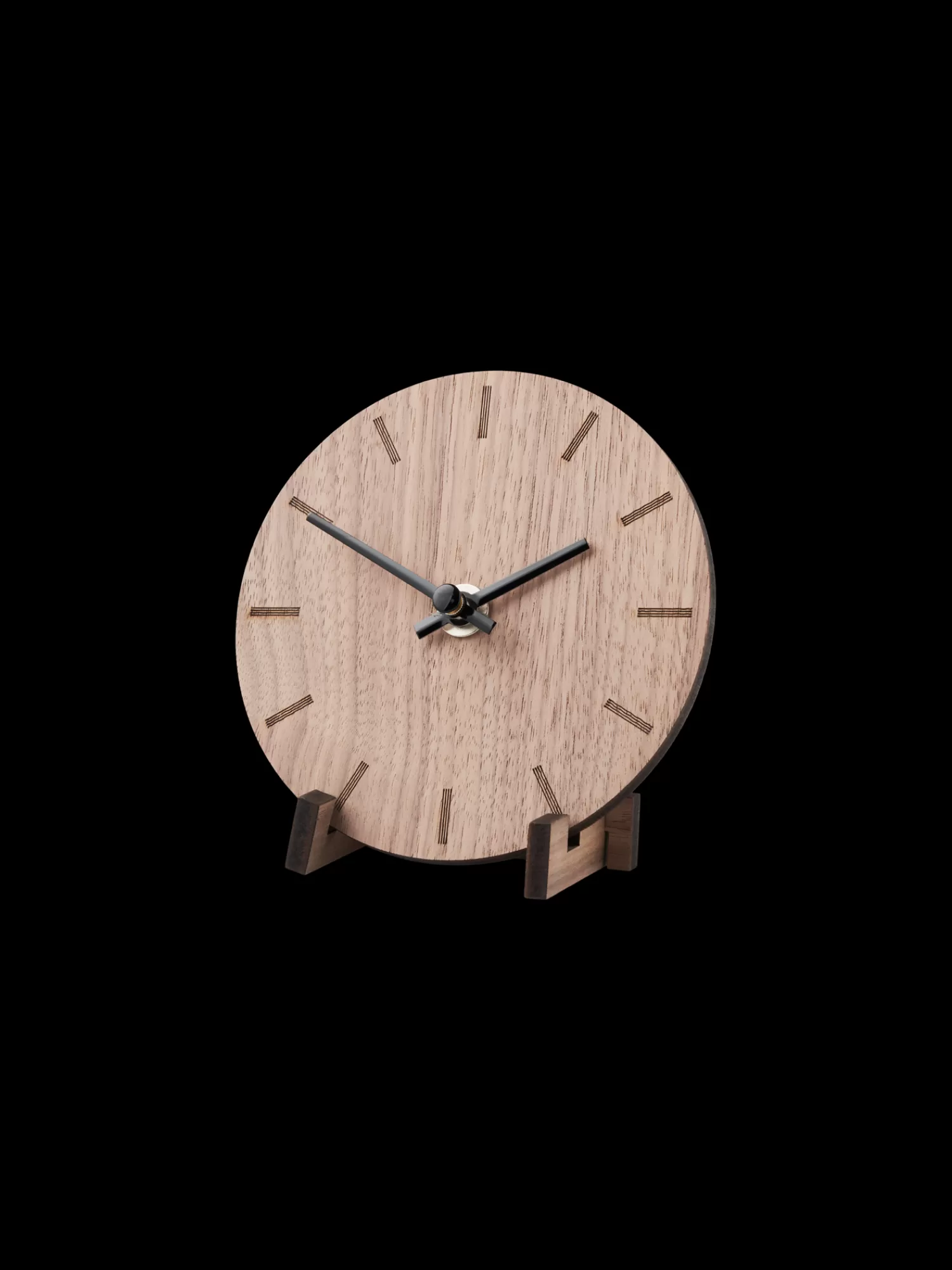 Søstrene Grene Vægur Walnut Ø12 Dark Wood Cheap