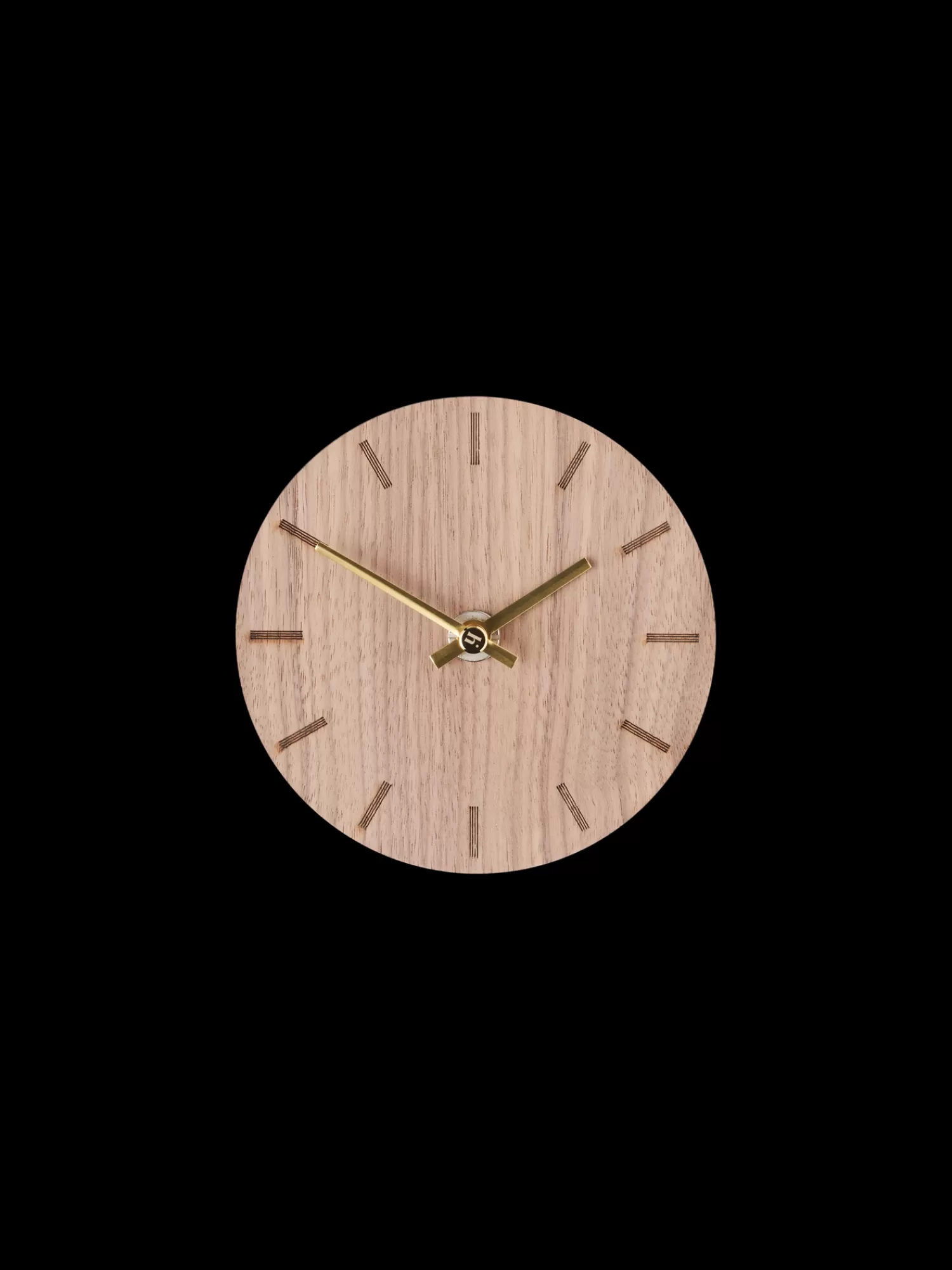 Søstrene Grene Vægur Walnut Ø12 Dark Wood Online