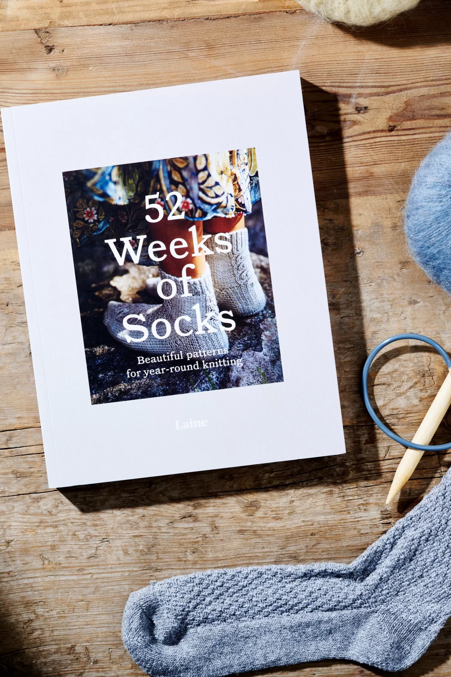 Søstrene Grene 52 Weeks Of Socks Misty Blue Cheap